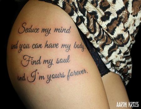 Tattoos - Letters tattoo - 103606